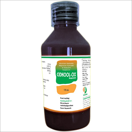 CIDKOOL-OX 170 ML  SUSPENTION AMBER COLOUR