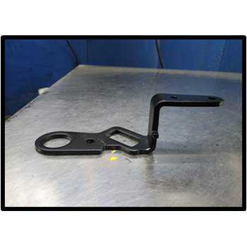 Sheet Metal Component - Steel Material, Matte Black Finish | New Condition, Industrial Usage, Warranty Included