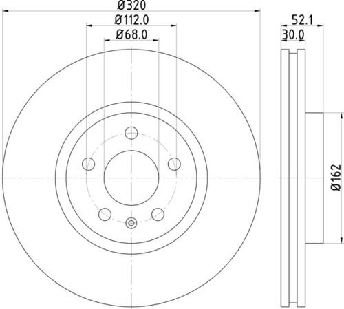 Audi Front Brake Disc