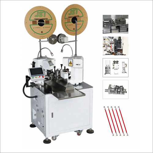 Automatic Double Head Wire Stripping And Crimping Machine