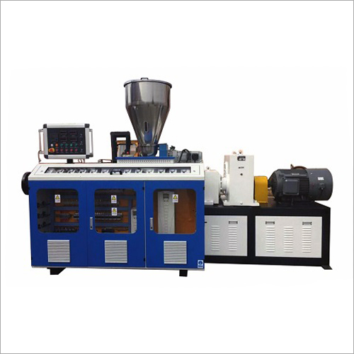 Conical Twin Screw Extruder Machine For Pvc Pipe Plant