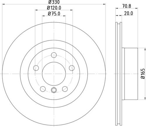 BMW Rear Brake Disc