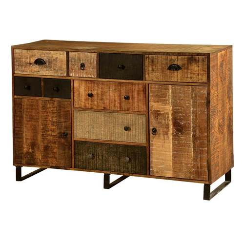 Industrial Sideboard With Unique Hardware By ANTIQUE FURNITURE HOUSE