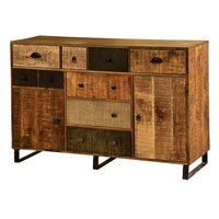 Industrial Sideboard With Unique Hardware