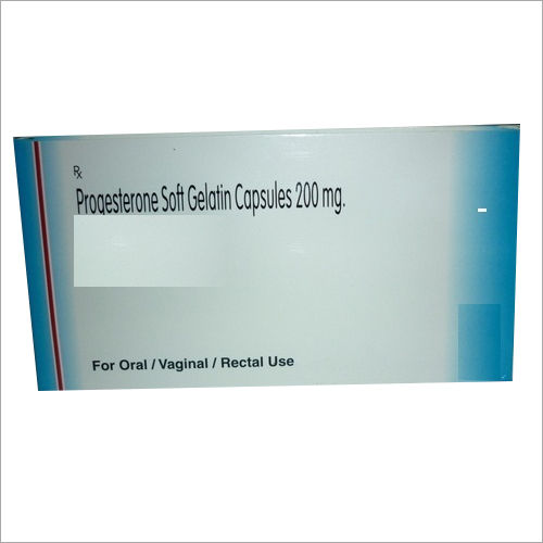 Progesterone Soft Gelatin Capsules - 200mg Dosage, Prevents Uterine Overgrowth | Cool Dry Storage, Physician Directed Use, Sourced from Trusted Vendors