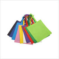 Non Woven Plain Handle Bag - 5 kg Capacity, 80-120 GSM | Shopping Bag with Handle, Plain Pattern Design