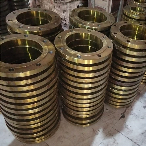 Brass Flanges - Round Shape, Durable Brass Material | Easy Fitting, Rust Resistant, Customizable Specifications for Industrial Applications