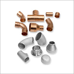 Pipe Buttweld Fitting - Copper & Stainless Steel, Polished Surface Finish & Socket Joint Design