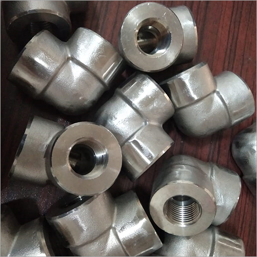 Steel Forged Elbow - Mild Steel, Round Shape, Socket Joint, Painted Surface Treatment | Versatile Application in Piping & Automotive Industries
