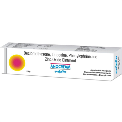 Beclomethasone, Lidocaine, Phenylephrine And Zinc Oxide Ointment