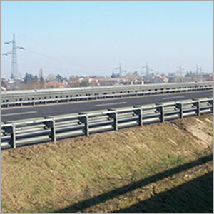 GI Beam Crash Barrier