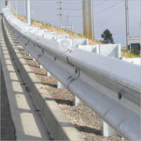W Beam Highway Crash Barrier - Mild Steel & Gi, Weatherproof Durability | Advanced Semi-rigid Road Safety Protection