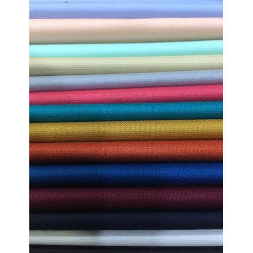 Plain Cotton Dobby Fabric