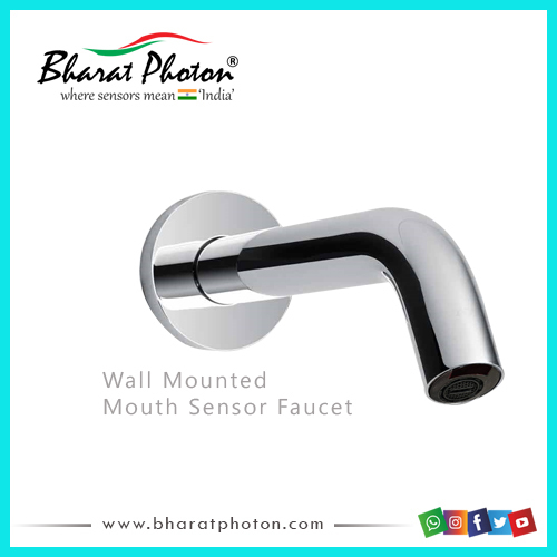Automatic Wall Mounted Sensor Faucet - Bp-F195 (Ac) Zero Pressure - Color: Silver