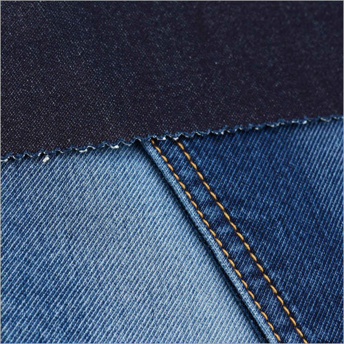 Light  & Dark Blue Indigo Denim Fabric