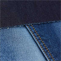 Indigo Denim Fabric - Cotton Blend , Light & Dark Blue Color | Light Weight, Quick Dry, Smooth Texture, Washable, Plain Pattern For Jeans