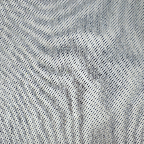 Light Blue Knitted Polyester Cotton Denim Fabric