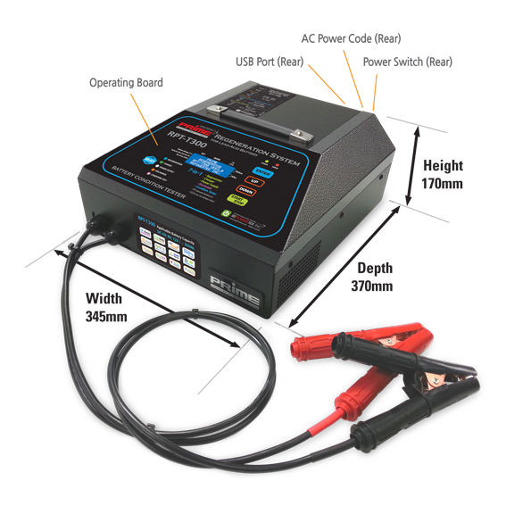 RPT-T300 Battery Condition Tester  Regeneration System