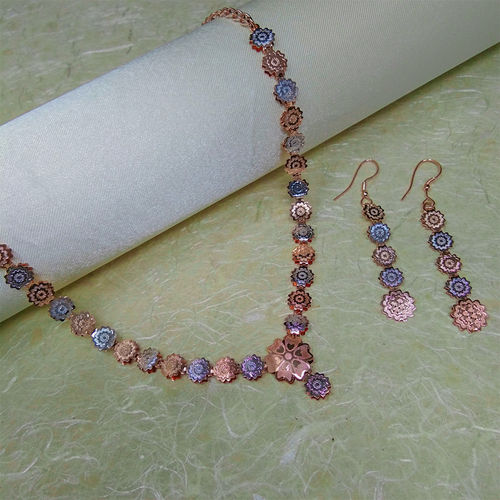 Immitation Jewellery Two-tone Necklace Set