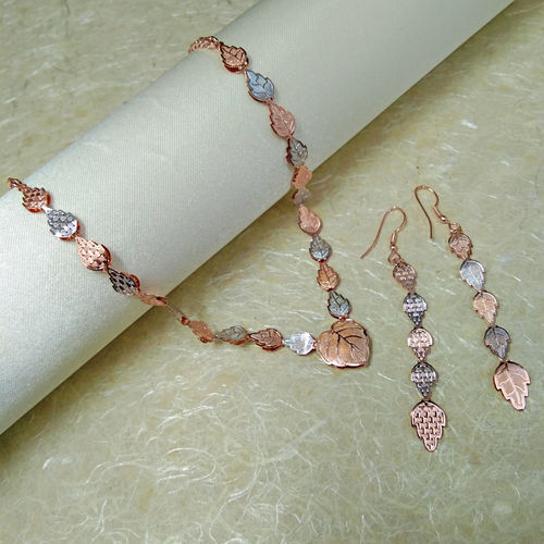 Immitation Jewellery Two-tone Necklace Set