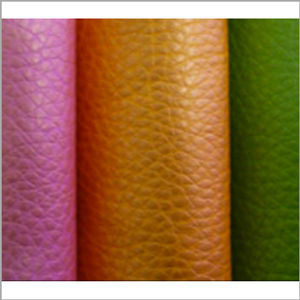 colored leather fabric