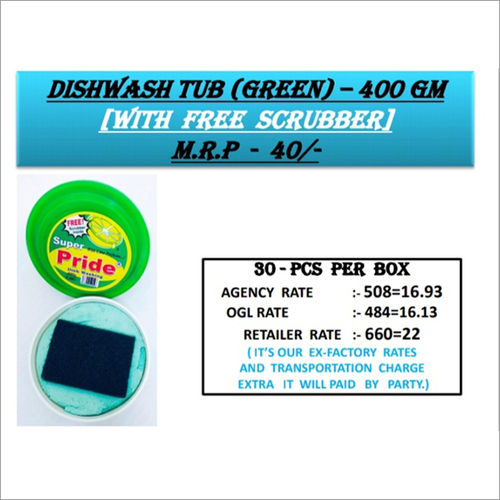 400GM Green Dishwash Tup