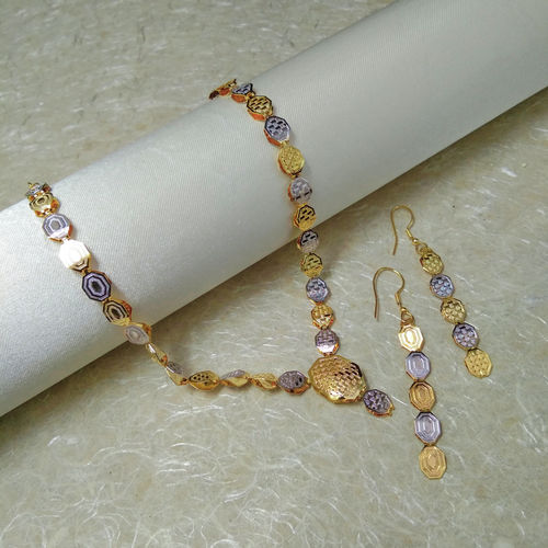 Immitation Jewellery Two-tone Necklace Set