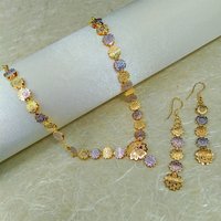 Immitation Jewellery Two-tone Necklace Set