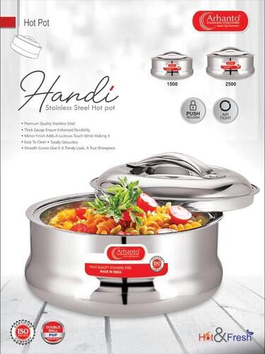 STAINLESS STEEL HADI 1500ML By MAPLE STAINLESS STEEL INDIA