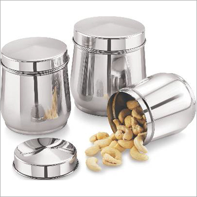 STAINLESS STEEL  ALL TIME 3PC SET Multipurpose Canister