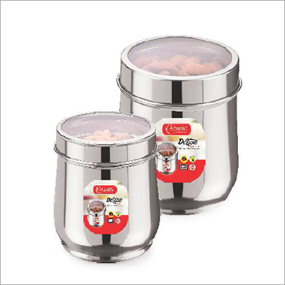 STAINLESS Steel  DELUXE Sugar Canister