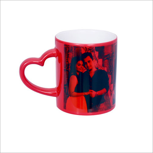 Heart Handle Magic Mug