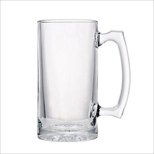 Round Glass Beer Mug