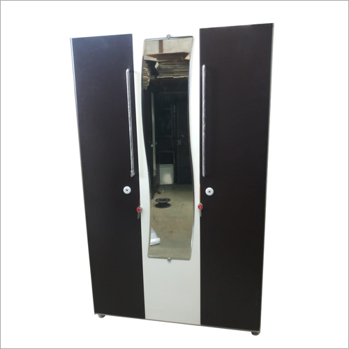 Black & White 2 Door Modular Steel Almirah