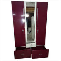 Painted Domestic Steel Almirah With Mirror