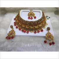 Designer Kundan Choker Necklace Set