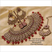 Metal Bridal Kundan Choker Set