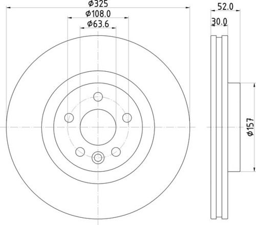 Landrover Front Brake Disc