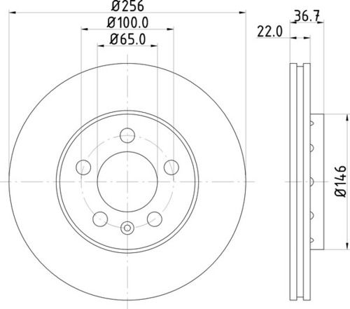 Skoda Front Brake Disc