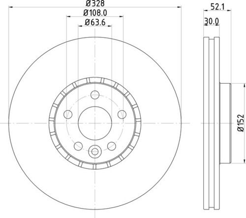 Volvo Front Brake Disc