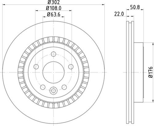 Volvo Rear Brake Disc