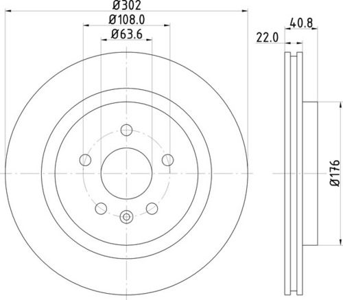 Volvo Rear Brake Disc