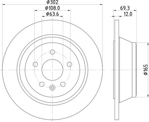 Volvo Rear Brake Disc