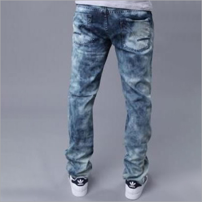 Mens Washed Jeans