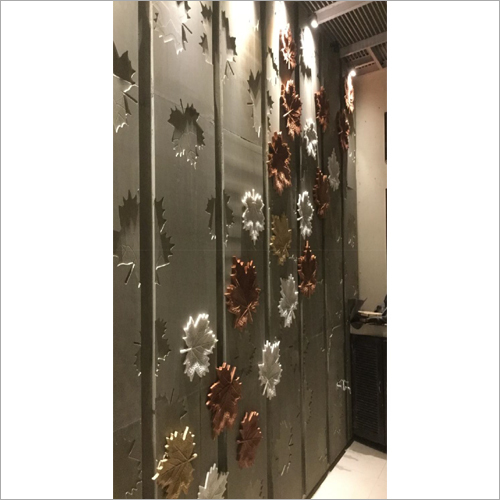 Marble Leaf Design Wall Panel