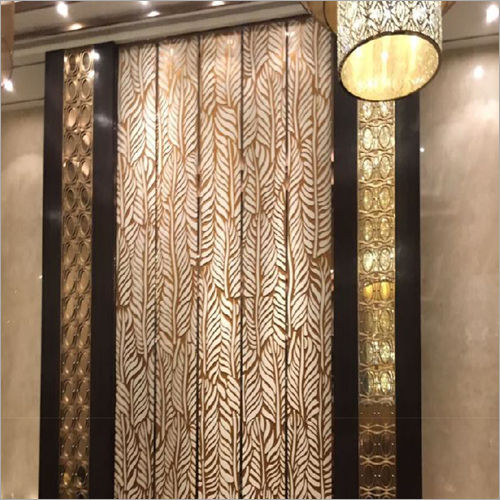 Sandstone Leaf Design Wall Panel