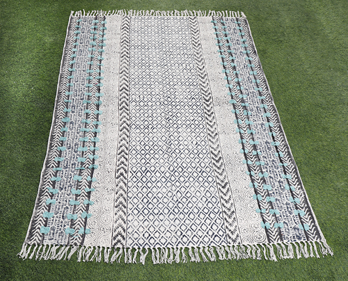 Cotton Embroidery Rug