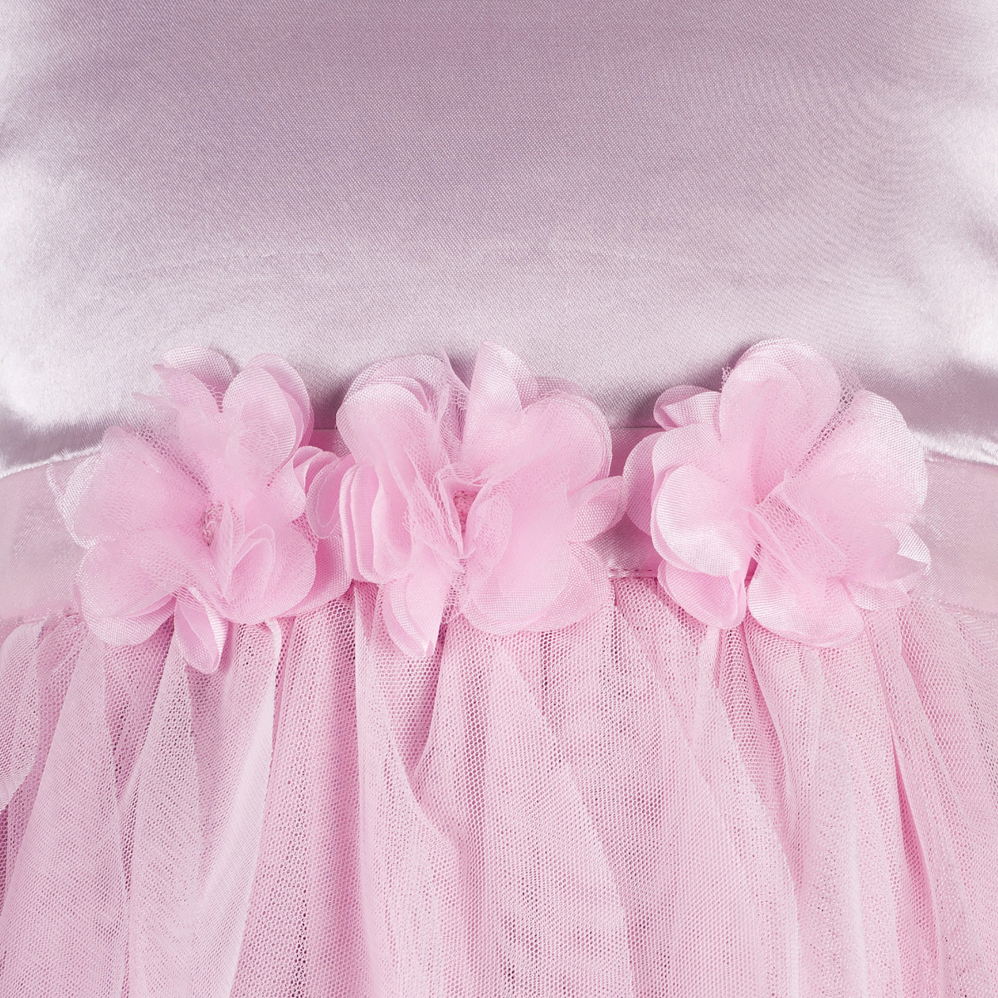 Kids Baby Pink waterfall dress