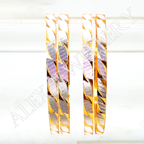 Immitation Jewellery Gold Plated Shagun Bangle