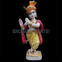 Home Decorative Pure Marble God Krishna Statue